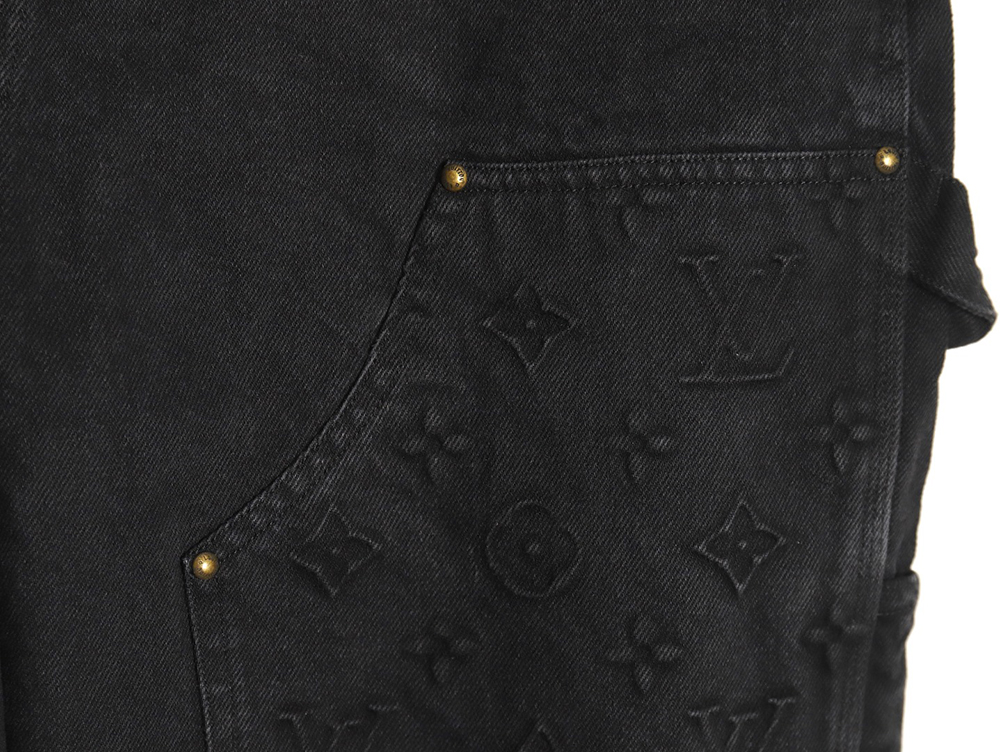 l0*is V*t0n embossed monogram cargo jeans tsk1 29-32
