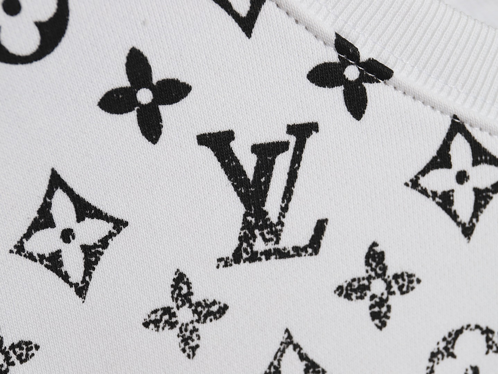 l0*is V*t0n all-over monogram gradient round neck sweatshirt s-l