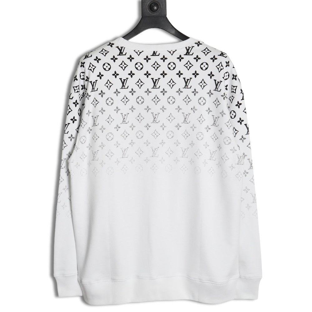 l0*is V*t0n all-over monogram gradient round neck sweatshirt s-l