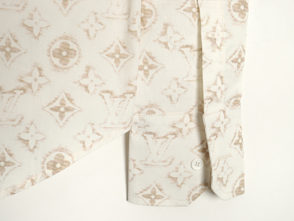 l0*is V*t0n gold print shirt s-xl