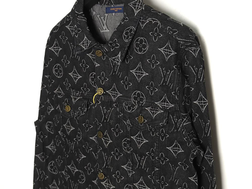 l0*is V*t0n floral print denim jacket tsk1 46-52