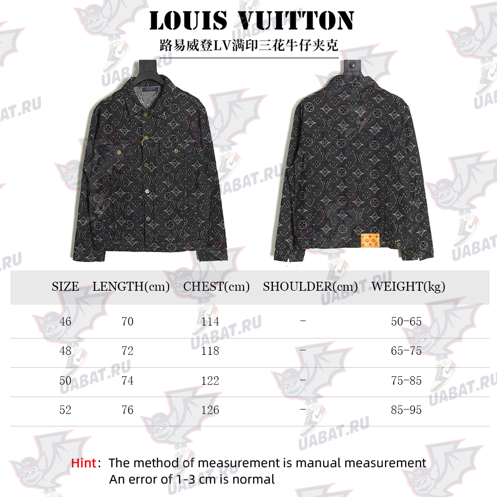 l0*is V*t0n floral print denim jacket tsk1 46-52