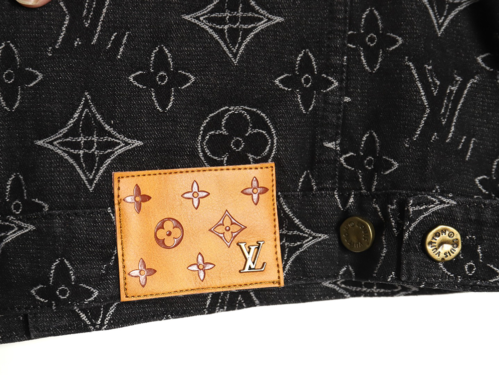 l0*is V*t0n floral print denim jacket tsk1 46-52