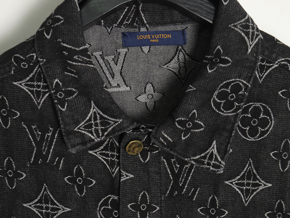 l0*is V*t0n floral print denim jacket tsk1 46-52