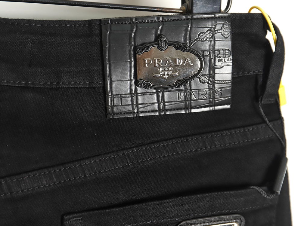 Pra*a triangle logo denim trousers 28-36