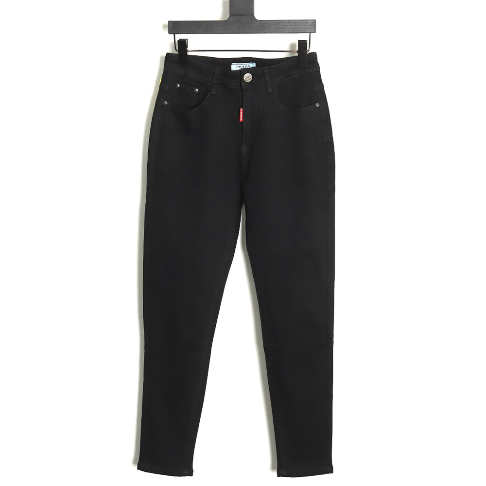 Pra*a triangle logo denim trousers 28-36