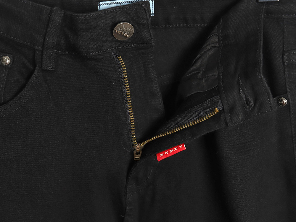 Pra*a triangle logo denim trousers 28-36