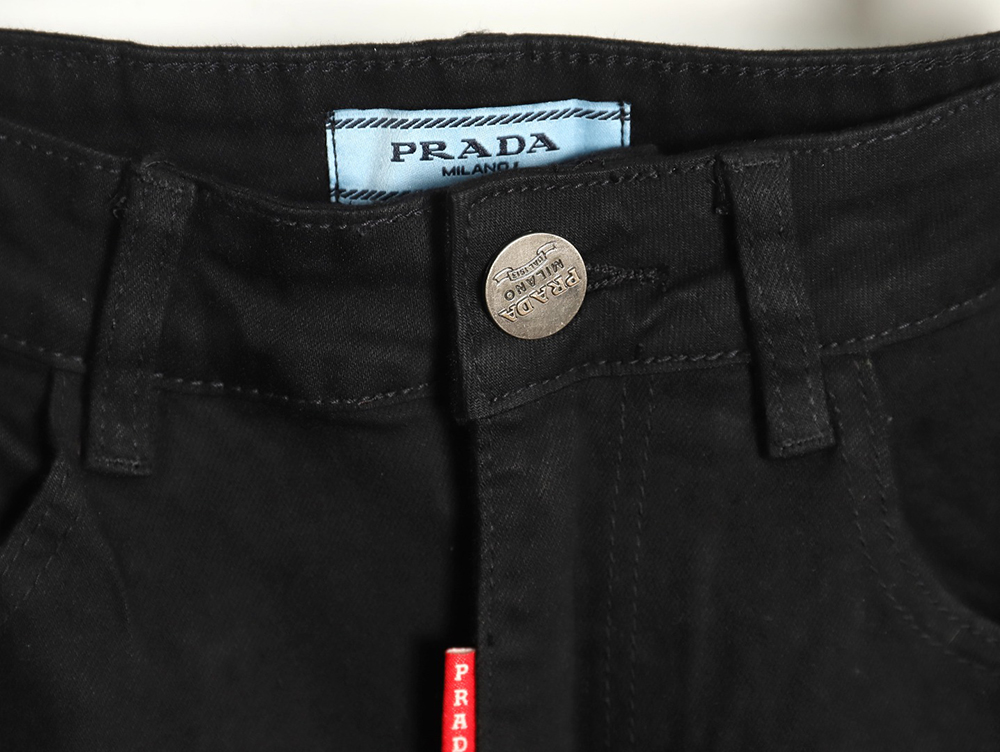 Pra*a triangle logo denim trousers 28-36