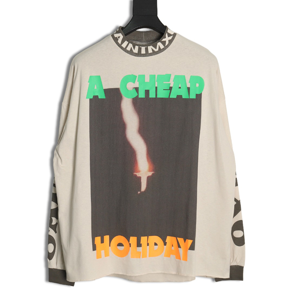 Saint Michael Hand of God Lightning Long Sleeve T-Shirt S-XL