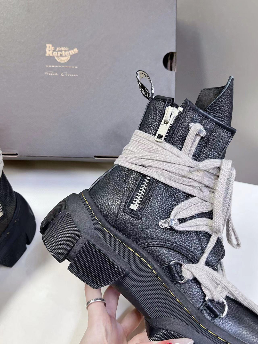 Dr. Martens x Rick Owens 1460 DMXL Megalace Boot 
