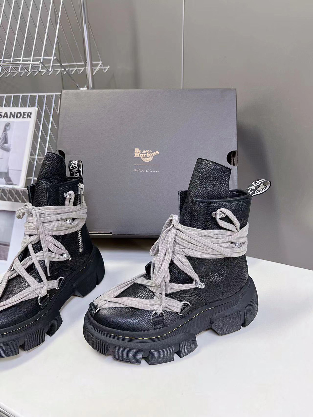 Dr. Martens x Rick Owens 1460 DMXL Megalace Boot 