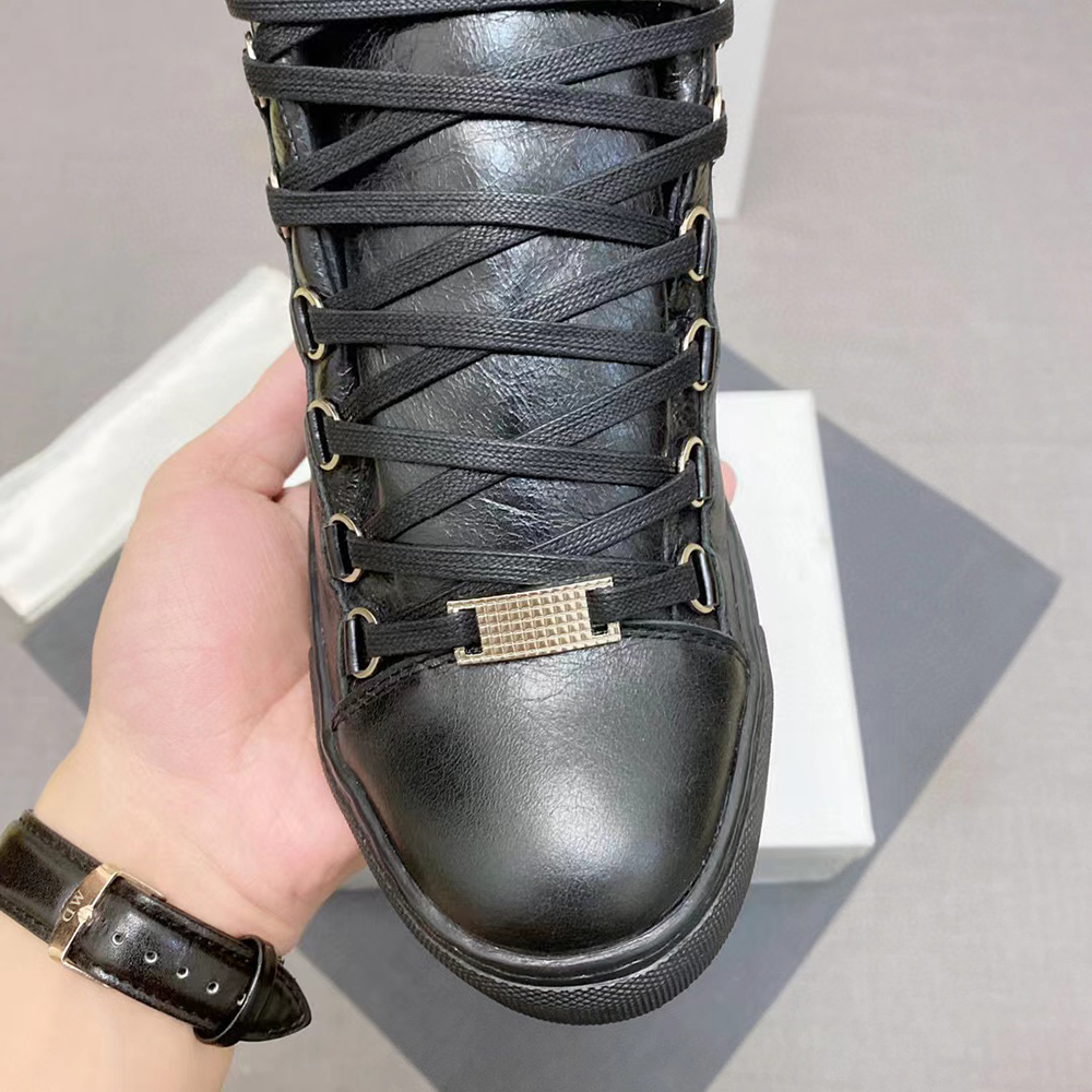Ba*len*cia*ga arena high black leather