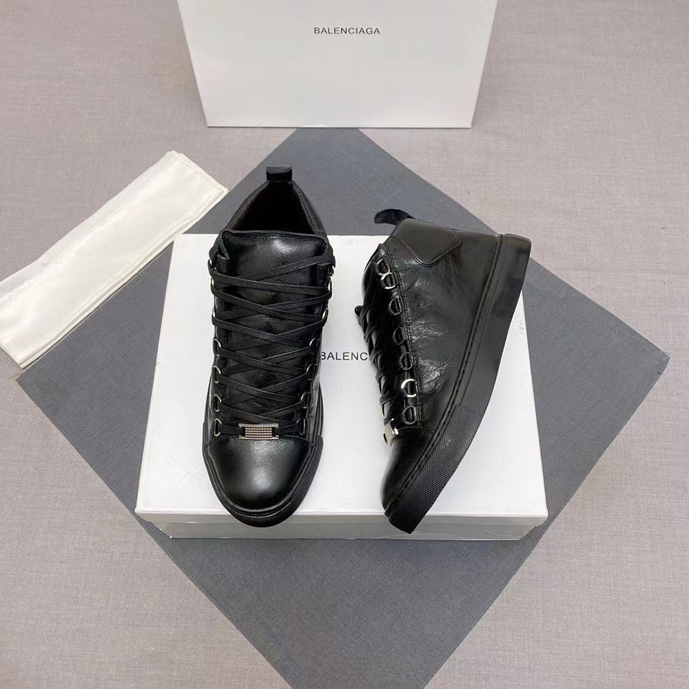 Ba*len*cia*ga arena high black leather