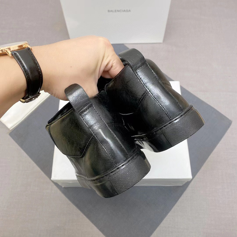 Ba*len*cia*ga arena high black leather