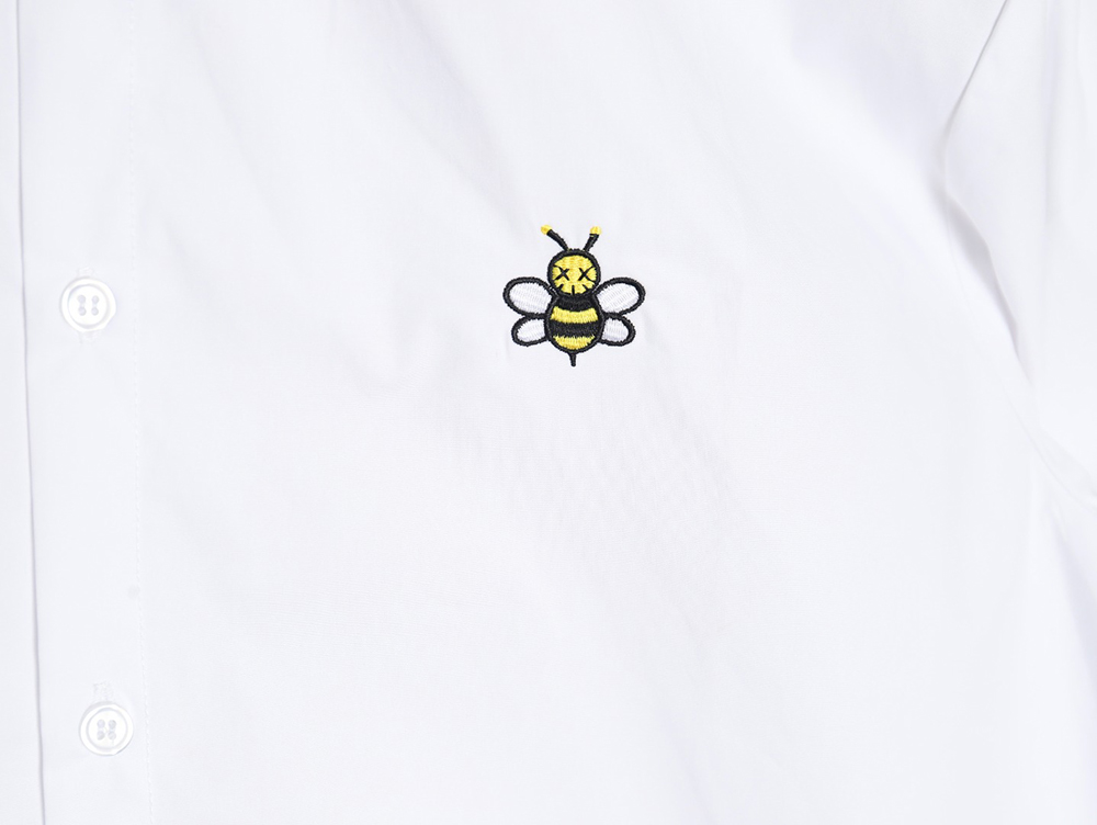 D*or x kaws bee embroidered shirt tsk1