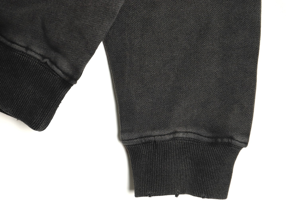 D*or washed embroidered lettering crew neck sweatshirt