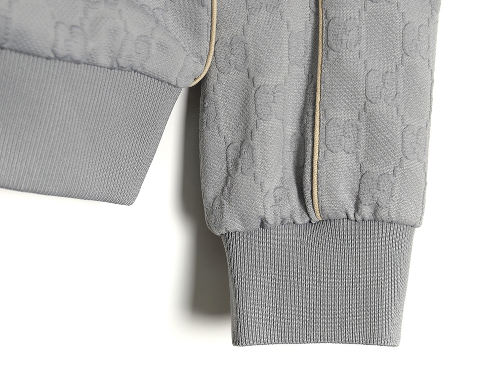 G*u*i all over printed obscure jacquard jacket