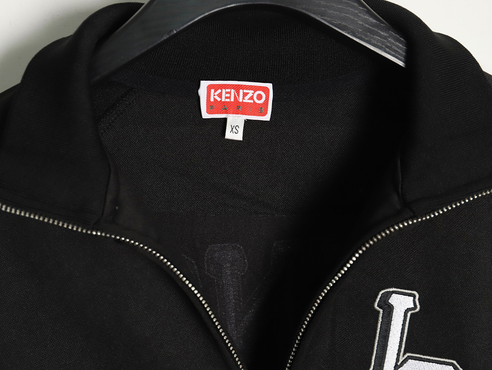 Kenzo tiger head embroidered jacket with back