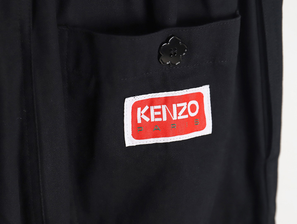 Kenzo square letter logo work trousers tsk1