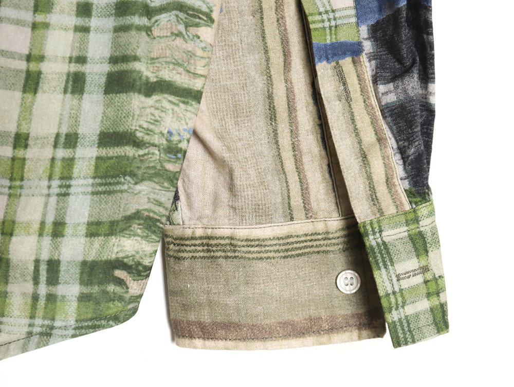 Acne studios patchwork checked shirt TSK1