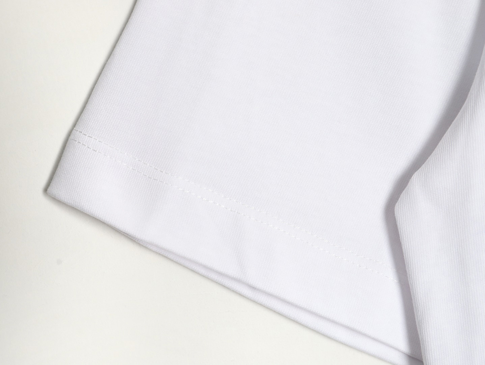 Ba*len*cia*ga ink splash lock print short sleeves