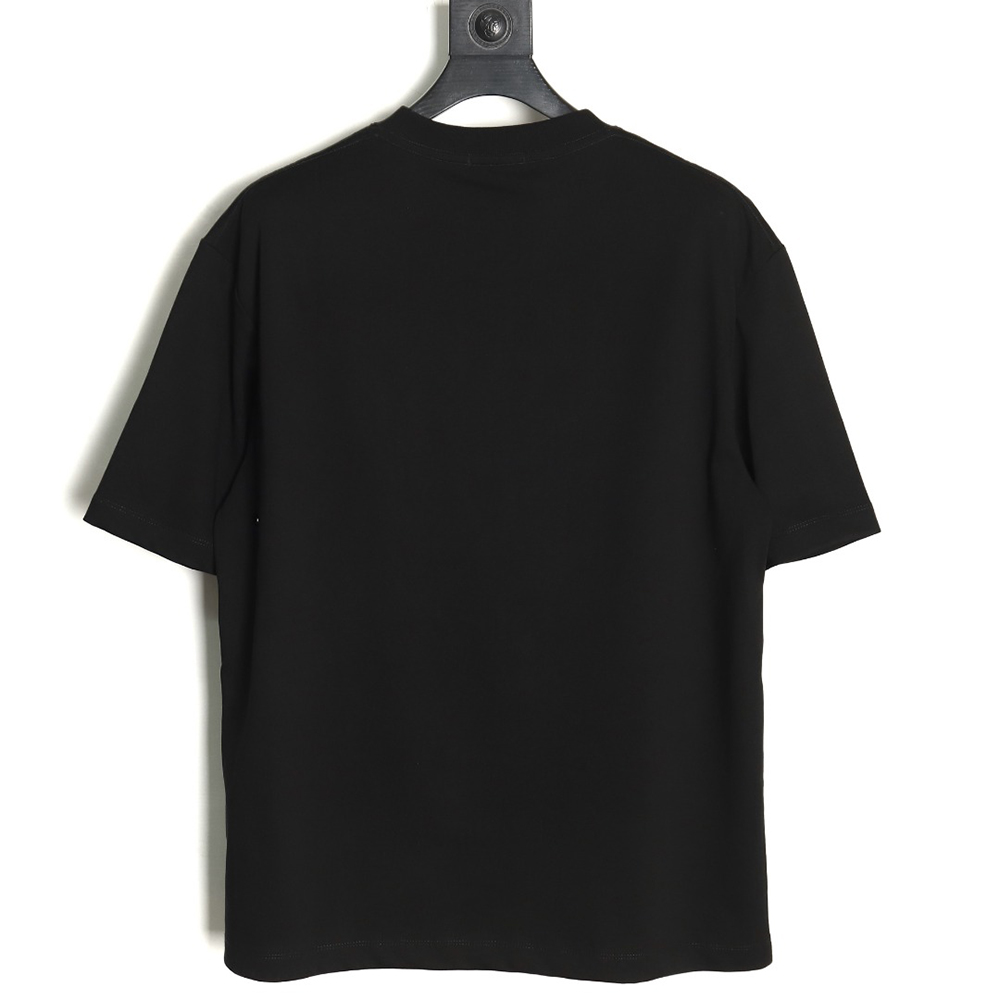 Ba*len*cia*ga ink splash lock print short sleeves tsk1