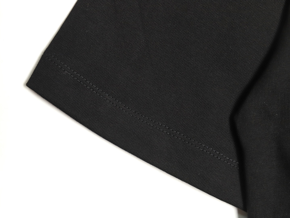 Ba*len*cia*ga ink splash lock print short sleeves tsk1