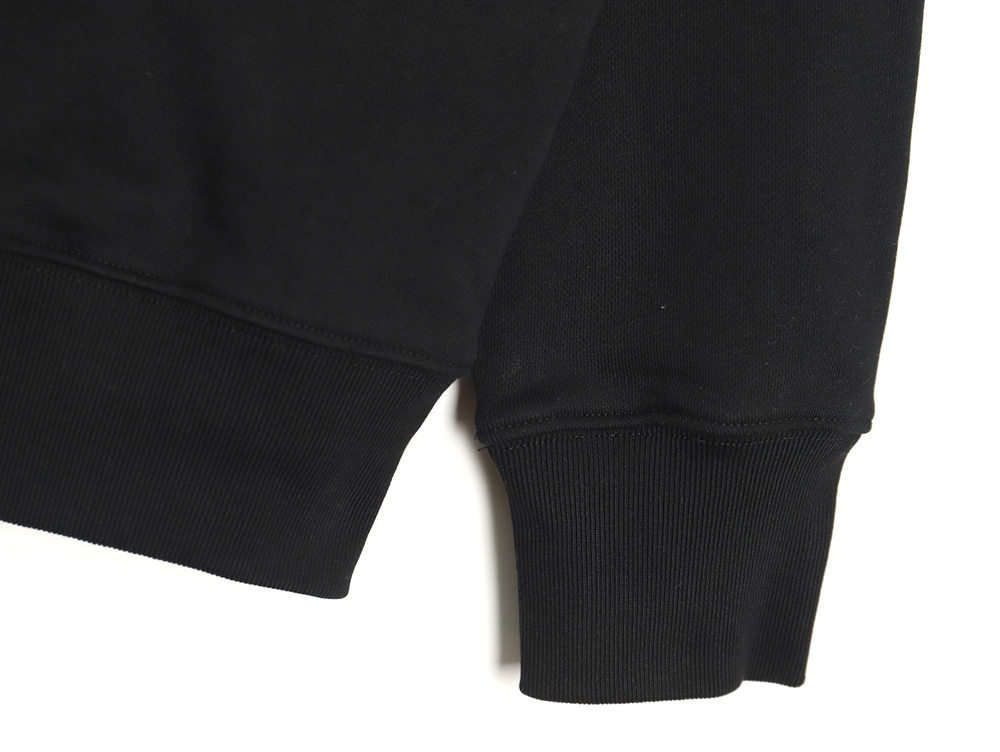 D*or safety pin embroidered crew neck sweatshirt