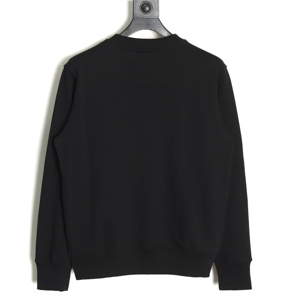 Givenchy five-pointed star embroidered crew neck sweatshirt