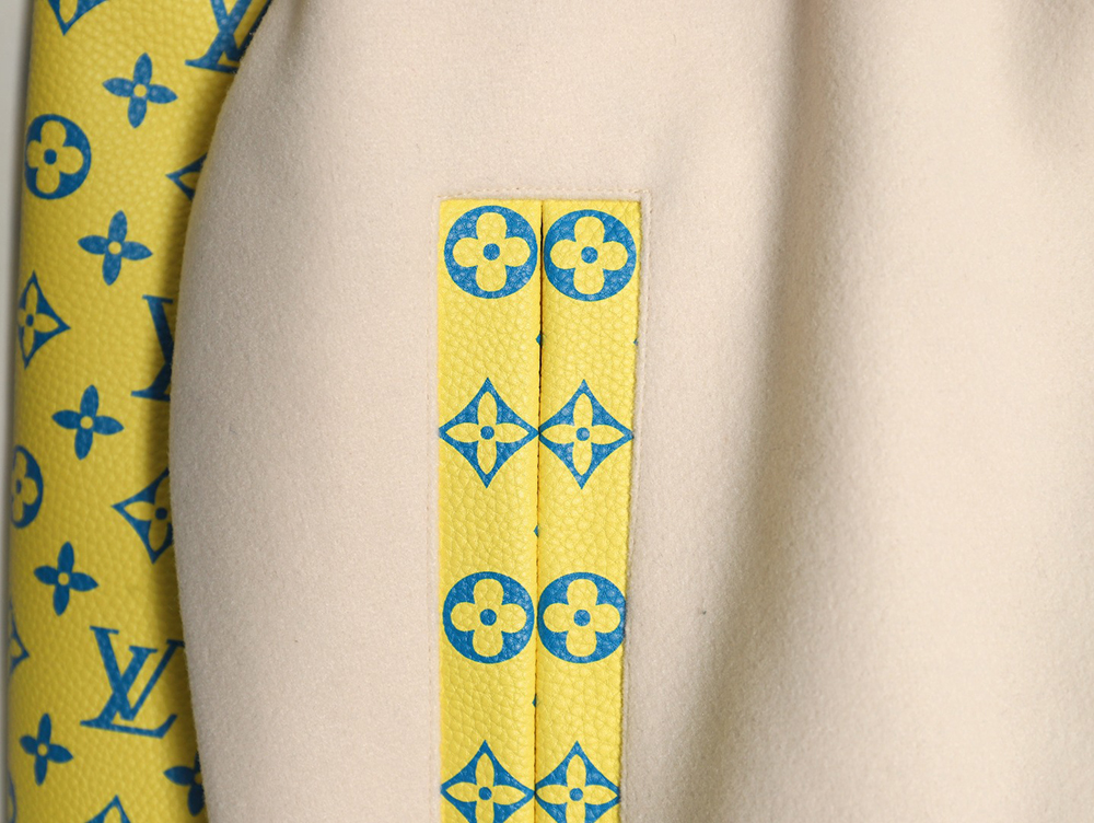 l0*is V*t0n baseball jacket with lettering logo tsk1