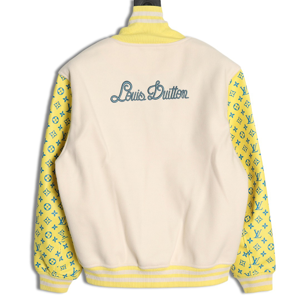 l0*is V*t0n baseball jacket with lettering logo tsk1