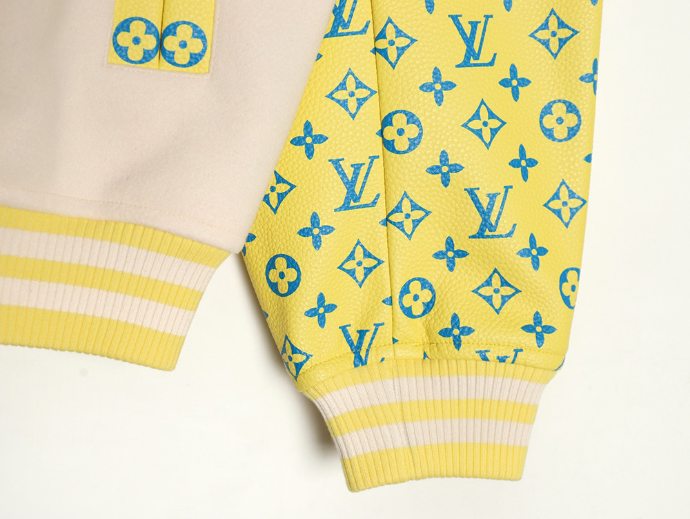 l0*is V*t0n baseball jacket with lettering logo tsk1