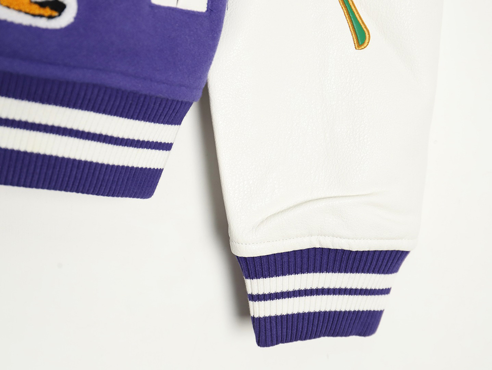 l0*is V*t0n baseball jacket with lettering logo tsk2