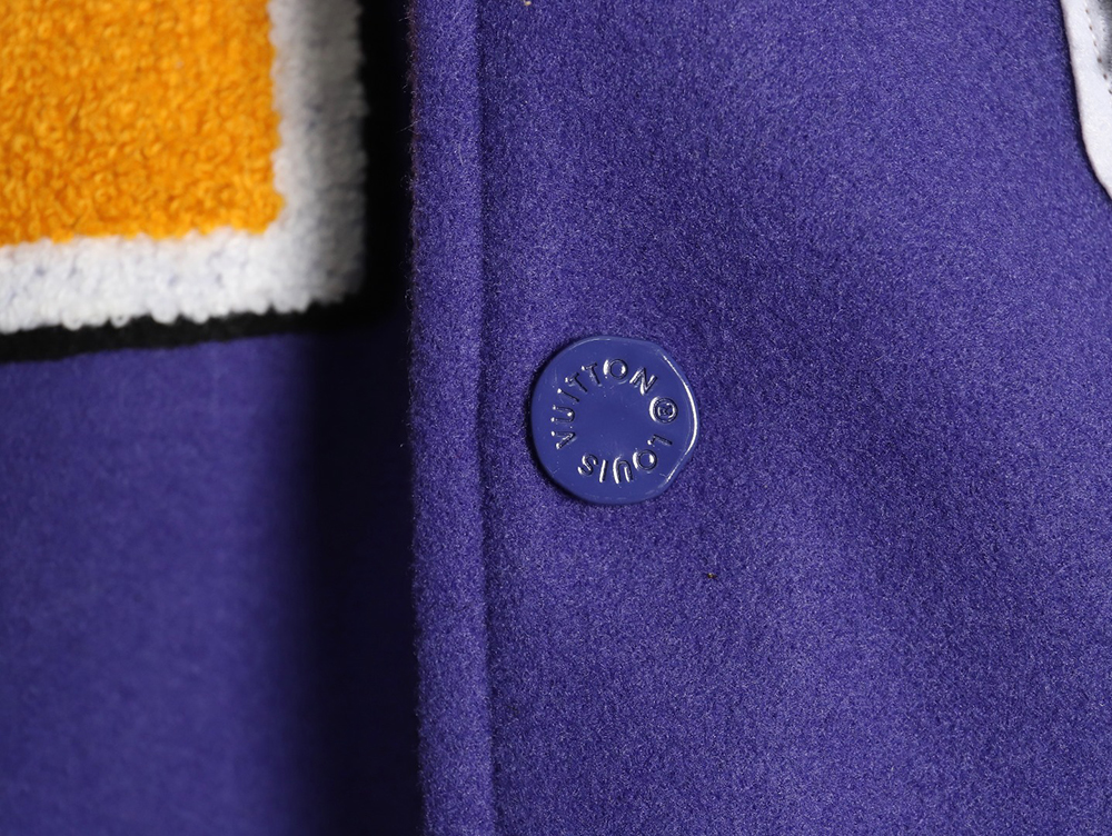 l0*is V*t0n baseball jacket with lettering logo tsk2