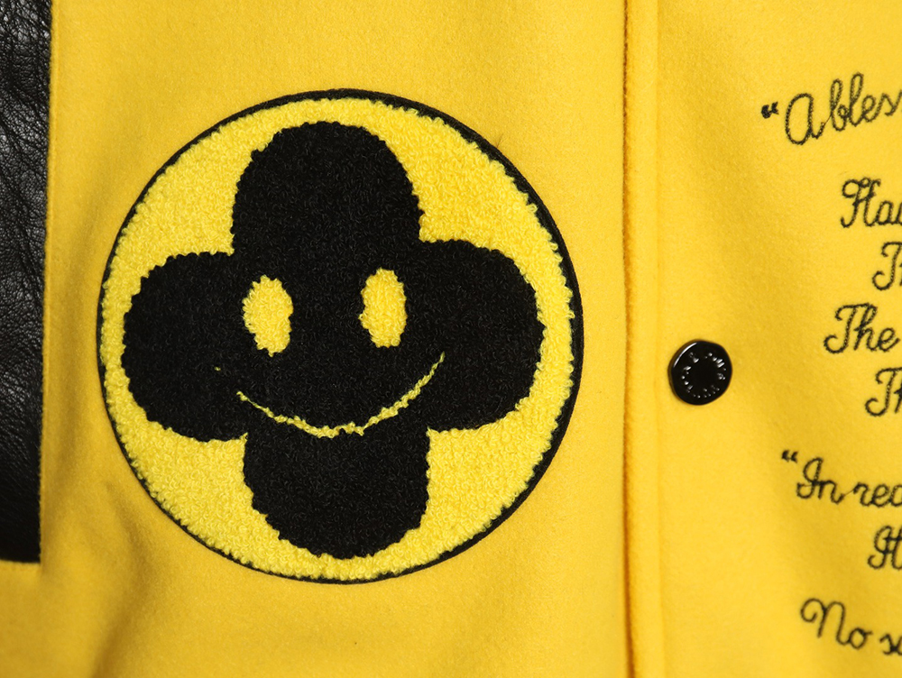 l0*is V*t0n baseball jacket with lettering logo tsk3