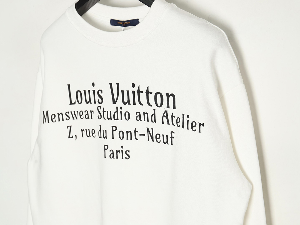 l0*is V*t0n limited edition slogan v letter sweatshirt