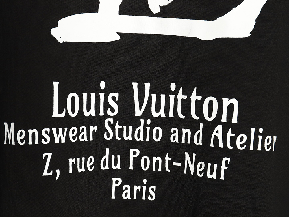 l0*is V*t0n limited edition slogan v letter sweatshirt tsk1