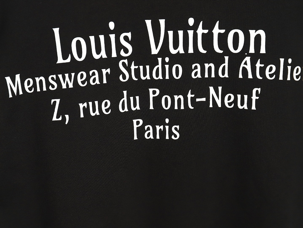 l0*is V*t0n limited edition slogan v letter sweatshirt tsk1