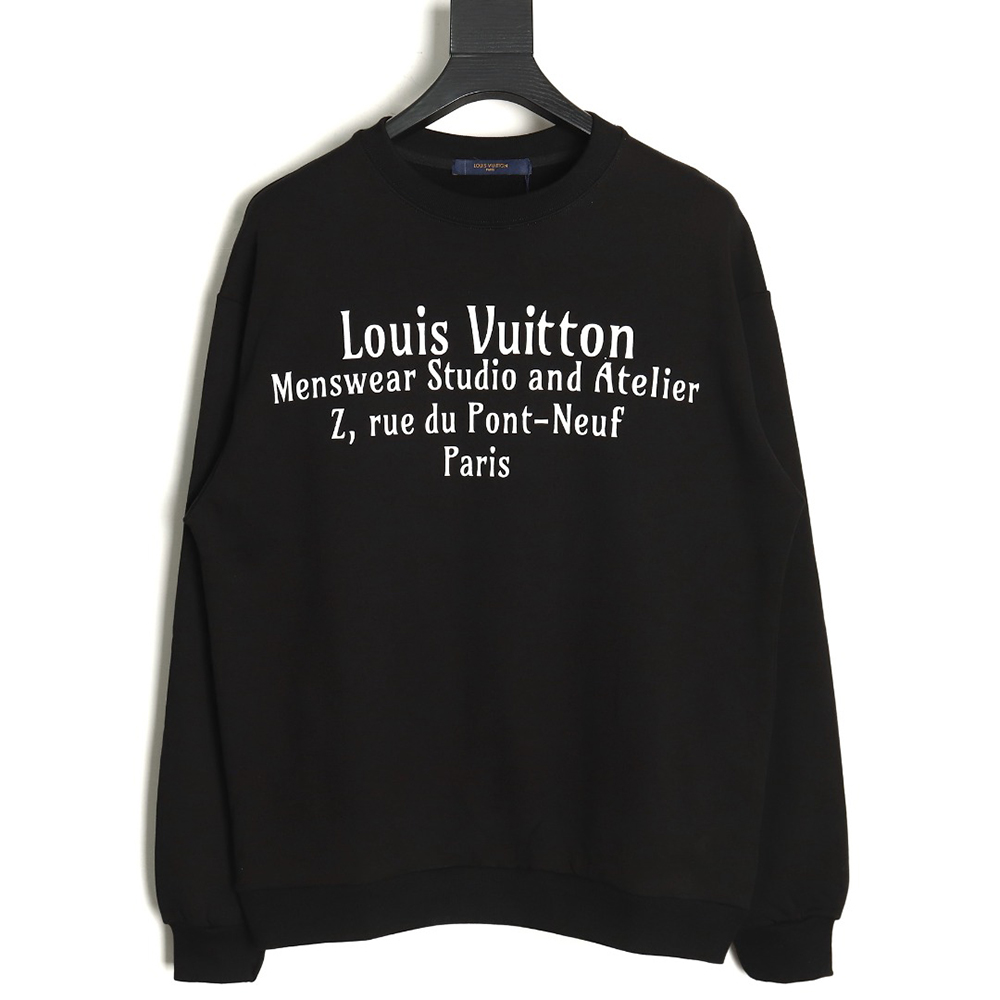l0*is V*t0n limited edition slogan v letter sweatshirt tsk1