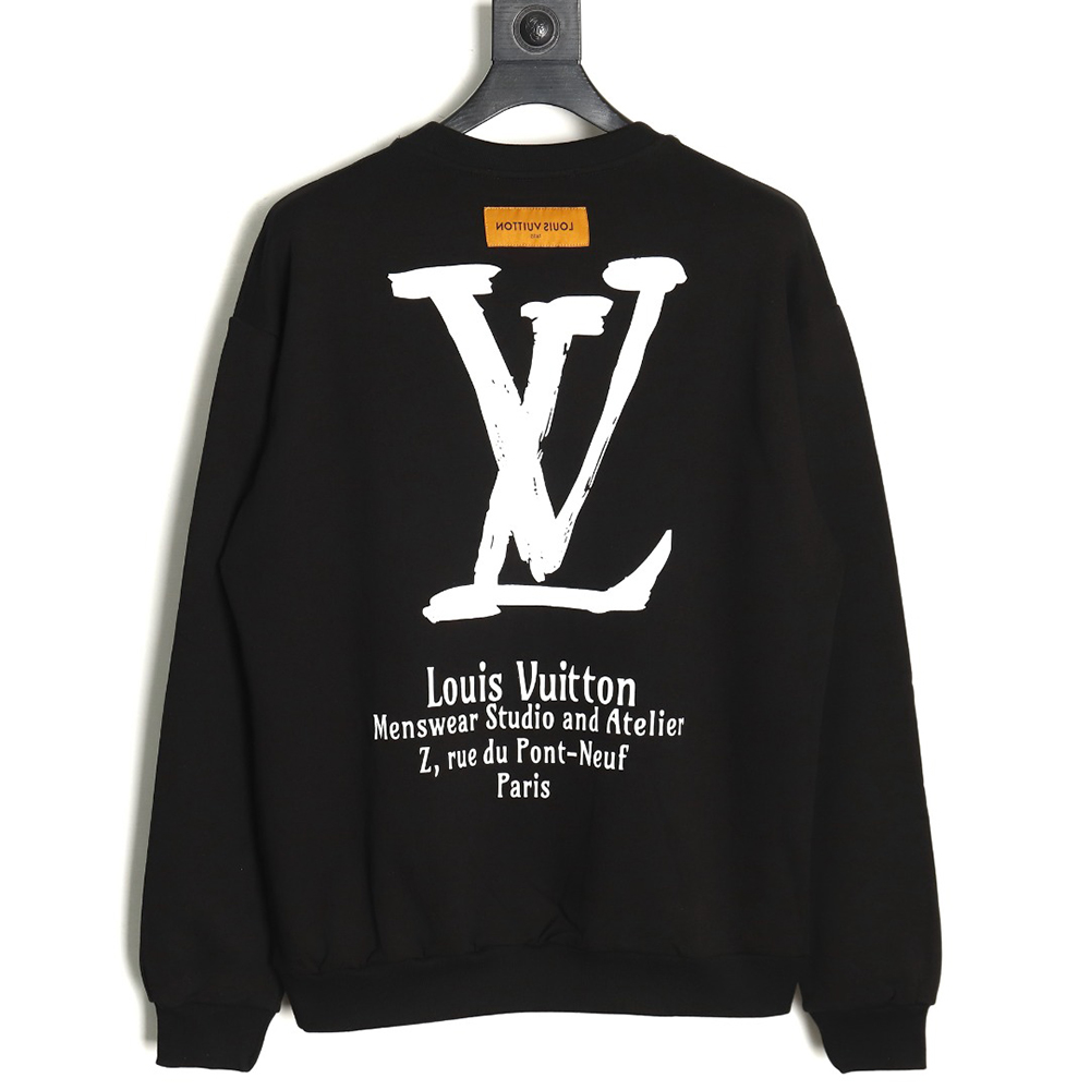 l0*is V*t0n limited edition slogan v letter sweatshirt tsk1