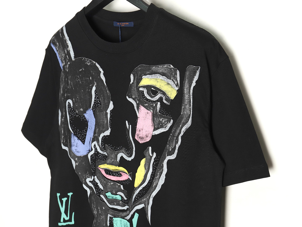 l0*is v*t0n F**e sketch print short sleeves tsk1