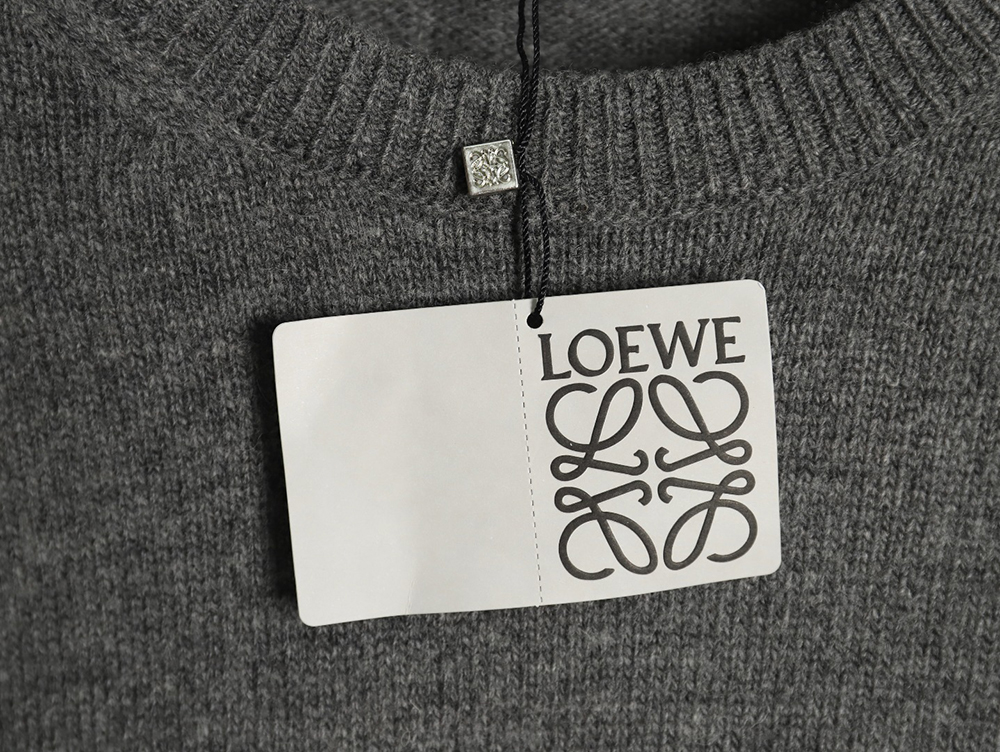 L0ew* embroidered logo crew neck sweater