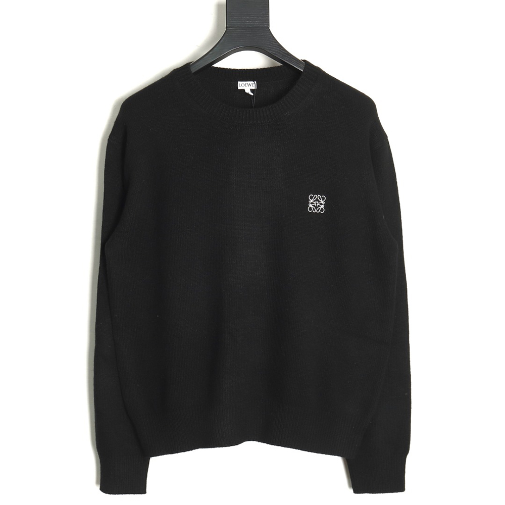 L0ew* embroidered logo crew neck sweater tsk1