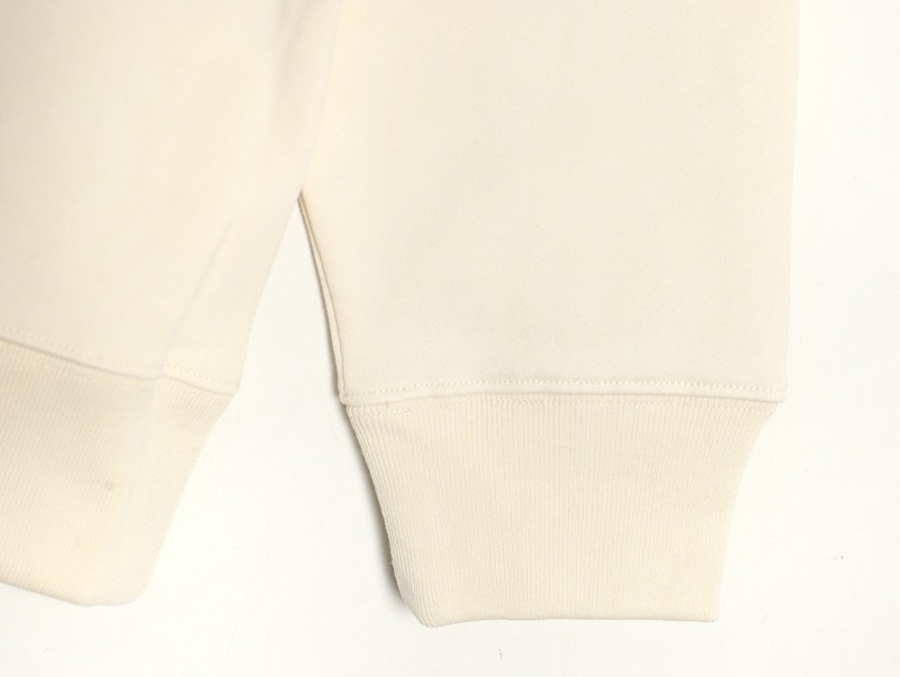 L0ew* hooded sweatshirt with embossed logo on chest and leather pockets