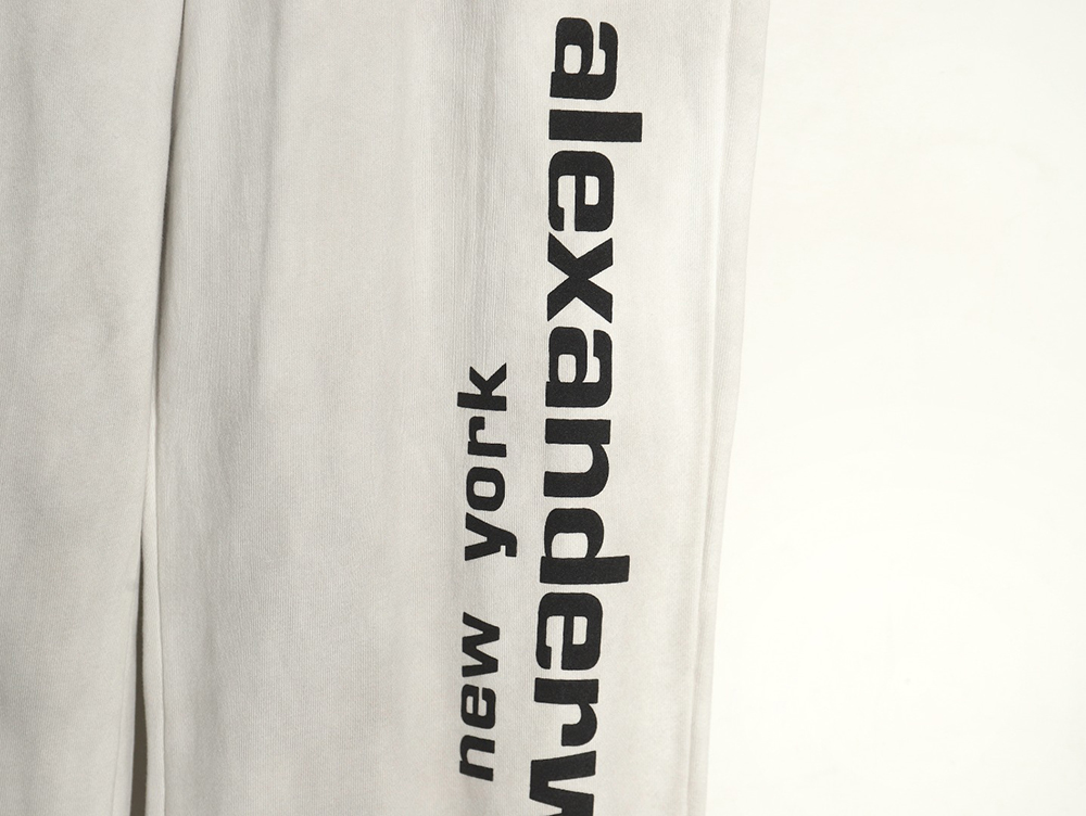 Alexander Wang washed printed casual trousers