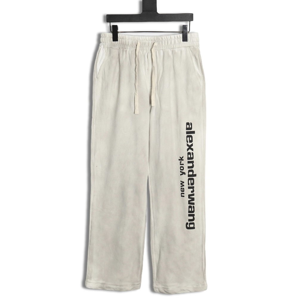 Alexander Wang washed printed casual trousers