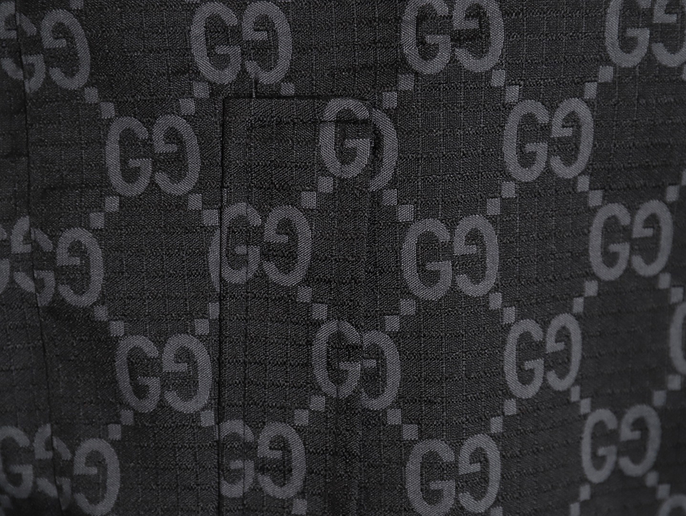 G*u*i double-sided old-fashioned indonesian dragon check jacket