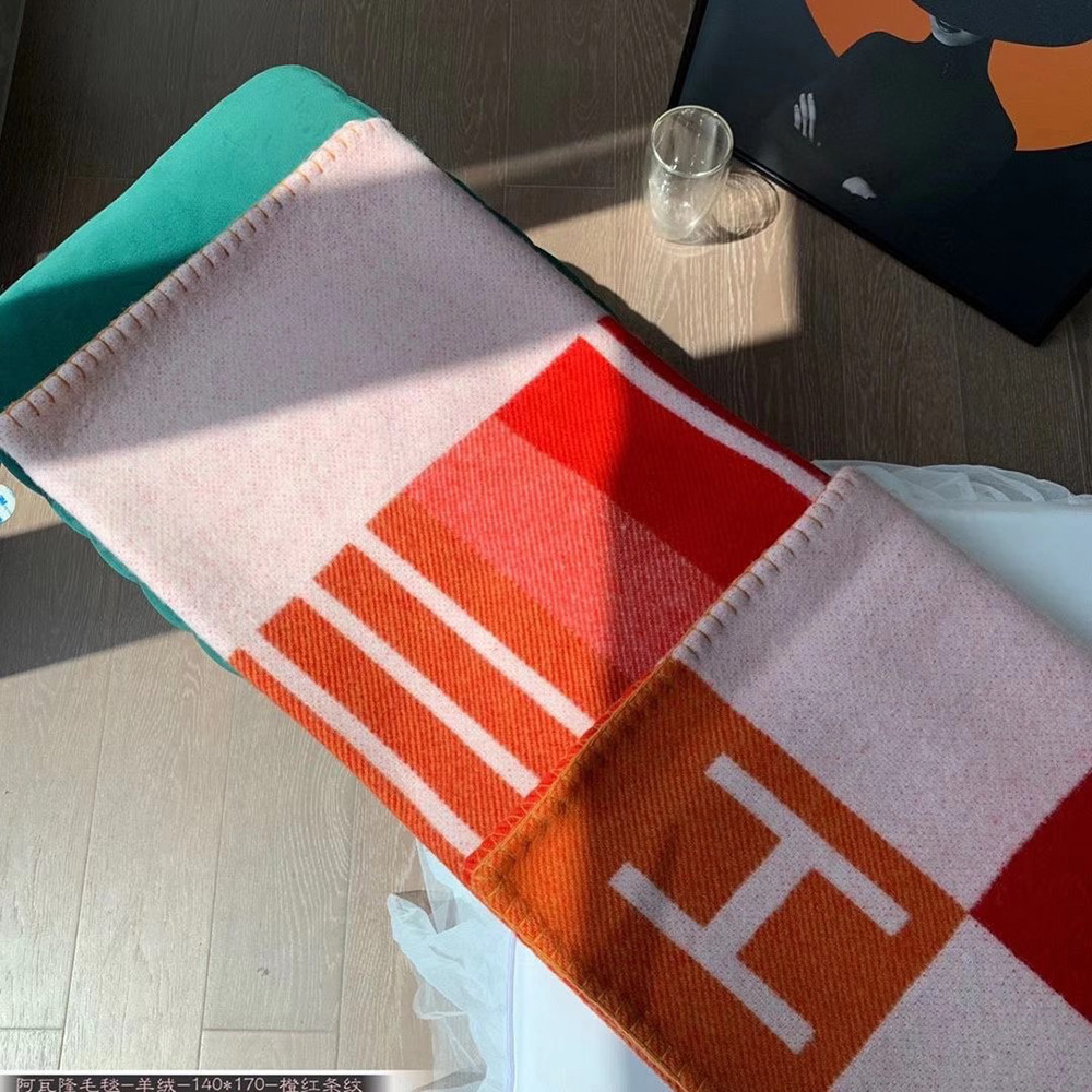 H**mes blanket h103208m 140*170cm