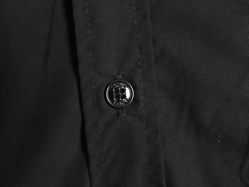 L0ew* logo three-dimensional offset laminated long-sleeved shirt tsk1