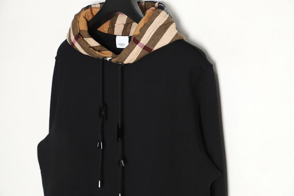 B**rry checked hooded sweatshirt tsk2